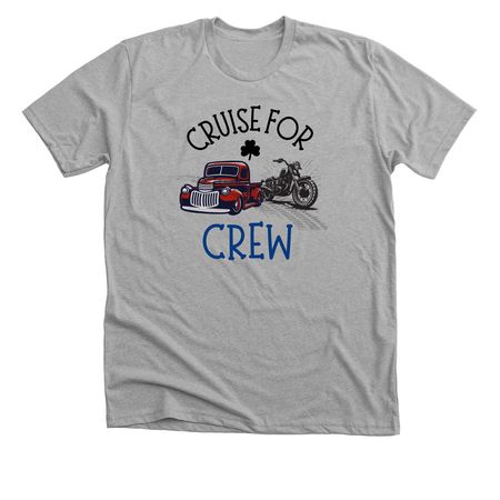 Cruise For Crew, a Athletic Heather Premium Unisex Tee