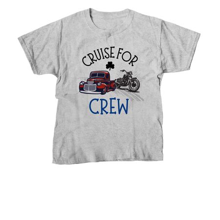 Cruise For Crew, a Sport Grey Youth Unisex Tee