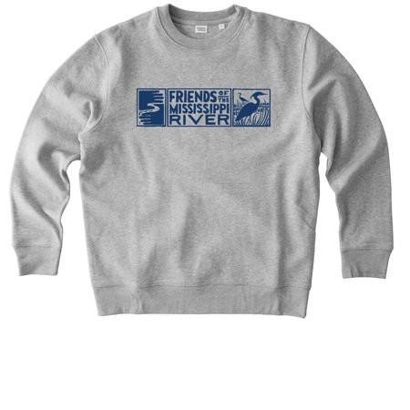 FMR Logo Sweatshirt, a Heather Grey Stanley/Stella Unisex Changer 2.0 Crewneck Sweatshirt