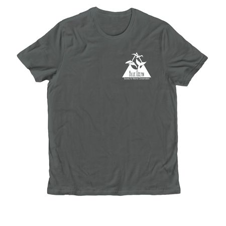 Blue Ocean Society Whale Tail Design, a Terrain Grey Allmade Organic Cotton Unisex Tee