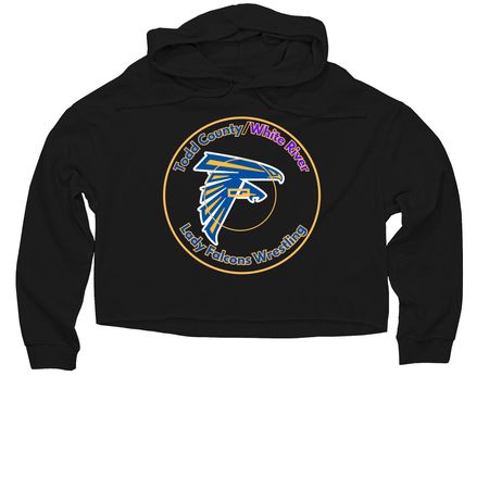 The Mat, a Black Women?s Lightweight Cropped Hoodie
