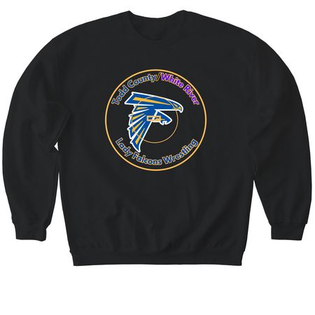 The Mat, a Black Softstyle Crewneck Sweatshirt