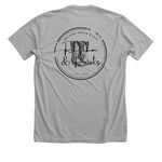 COLUMBUS, a Athletic Heather Premium Unisex Tee (back-view)