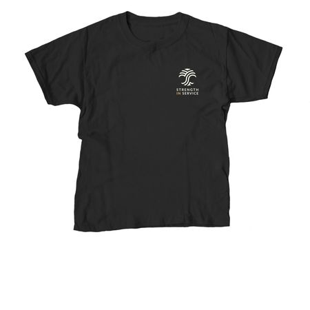 Antifragile, a Black Youth Unisex Tee