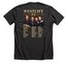 Westlife 25th Anniversary Tour Shirt, a Dark Grey Heather Premium Unisex Tee (back-view)