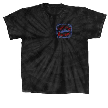 Feel the Burn(ett), a Black Classic Tie Dye Tee