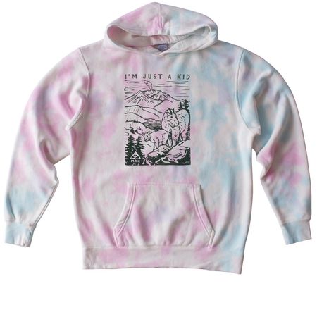 I'm Just a Kid |&nbsp;Artist-in-Residence Series, a Cotton Candy Youth Tie Dye Pullover Hoodie