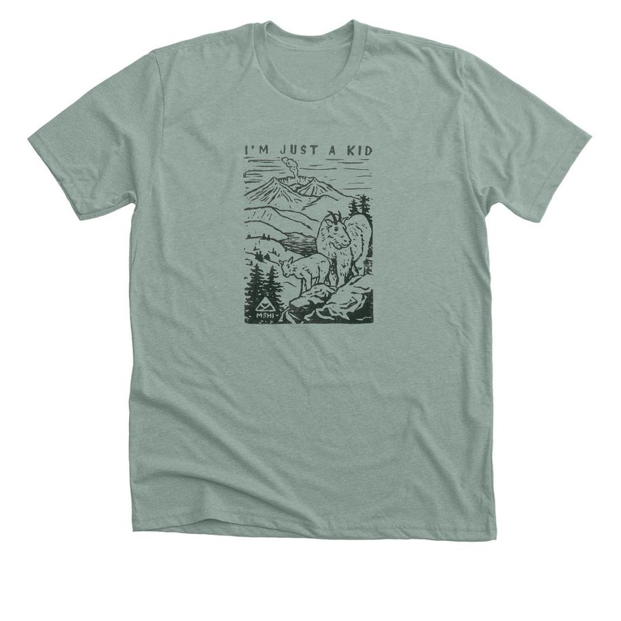 I'm Just a Kid |&nbsp;Artist-in-Residence Series, a Heather Sage Premium Unisex Tee