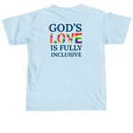 Pride 2026, a Chambray Comfort Colors Unisex Tee (back-view)