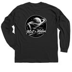 Mist in Motion&nbsp;, a Black Classic Long Sleeve Tee (back-view)