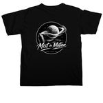 Mist in Motion&nbsp;, a Black Comfort Colors Unisex Tee (back-view)