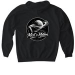 Mist in Motion&nbsp;, a Black Gildan Softstyle Pullover Hoodie (back-view)