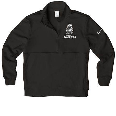 Coaches Line, a Black Nike Club Fleece Half Zip Pullover