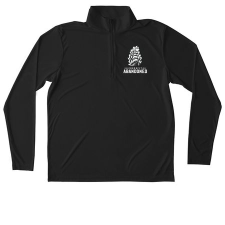 Coaches Line, a Black Unisex Performance Quarter Zip Pullover