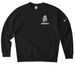 Coaches Line, a Black Nike Club Fleece Crewneck Sweatshirt