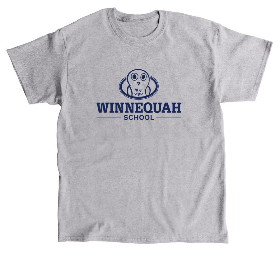 Winnequah logo t-shirt, a Sport Grey Classic Unisex Tee