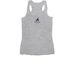 Valentines Day Galapagos: Mates for life&nbsp;??, a Athletic Heather Women's Racerback (back-view)