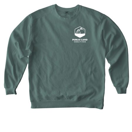 PLC Sweatshirt, a Blue Spruce Comfort Colors Crewneck Sweatshirt
