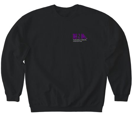 ENA Maine Chapter, a Black Softstyle Crewneck Sweatshirt