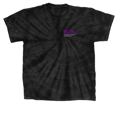 ENA Maine Chapter, a Black Classic Tie Dye Tee
