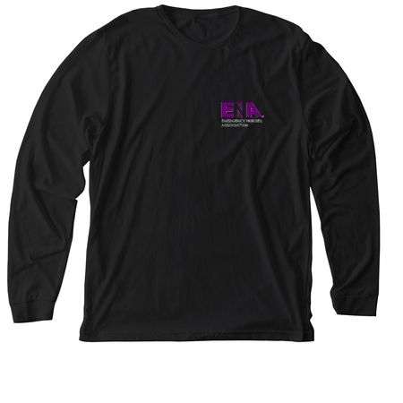 ENA Maine Chapter, a Solid Black Blend Premium Long Sleeve Tee
