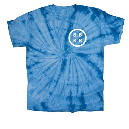 Salmon Bay Shirts, a Baby Blue Classic Tie Dye Tee