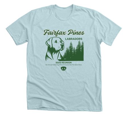 FFP Reunion T, a Heather Ice Blue Premium Unisex Tee