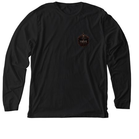 Whimsicals, a Solid Black Blend Premium Long Sleeve Tee