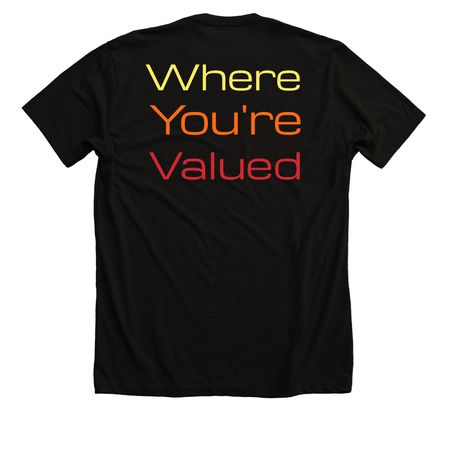 VAR Super Late Model Series Merch, a Solid Black Blend Premium Unisex Tee (back-view)