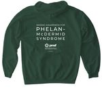 PMSF Simple Shirts, a Forest Green Softstyle Pullover Hoodie (back-view)