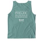 PMSF Simple Shirts, a Seafoam Comfort Colors Tank Top (back-view)