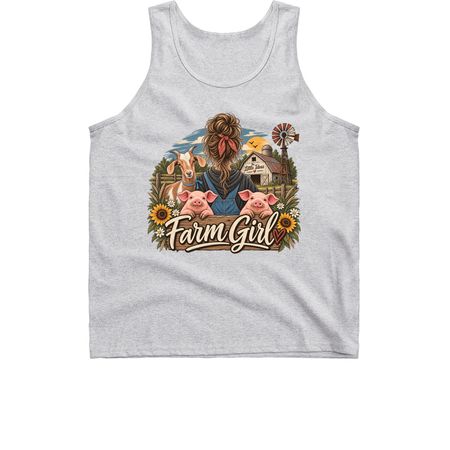 Farm Girl - Tops, a Sport Grey Classic Unisex Tank Top