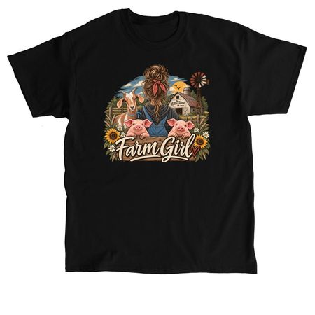 Farm Girl - Tops, a Black Classic Unisex Tee