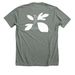 The Flora Store, a Deep Heather Premium Unisex Tee (back-view)