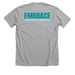 Struggle Into Strength Tees, a Athletic Heather Premium Unisex Tee (back-view)