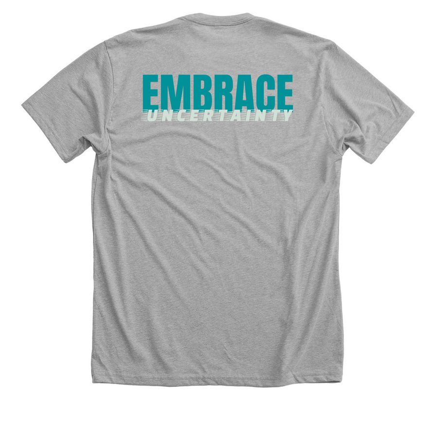 Struggle Into Strength Tees, a Athletic Heather Premium Unisex Tee (back-view)