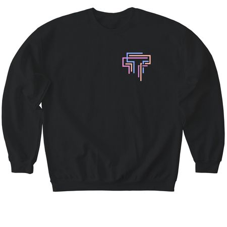 Still the Same Love (with logo), a Black Softstyle Crewneck Sweatshirt