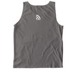 Amplify Good Vibes (Dark Tanks), a Pepper Comfort Colors Tank Top (back-view)