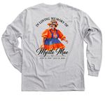 Myrtle Mae, a Sport Grey Classic Long Sleeve Tee (back-view)