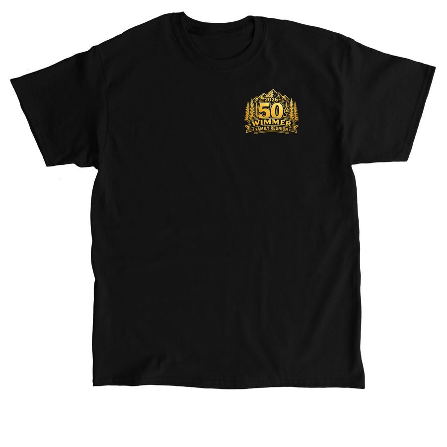Classic Adult&nbsp;2 Sided&nbsp;, a Black Classic Unisex Tee