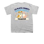 Volunteer Appreciation, a Sport Grey Youth Unisex Tee (back-view)