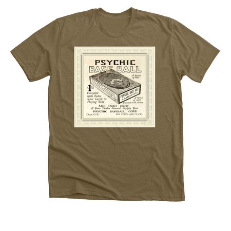 Psychic Baseball, a Heather Olive Premium Unisex Tee