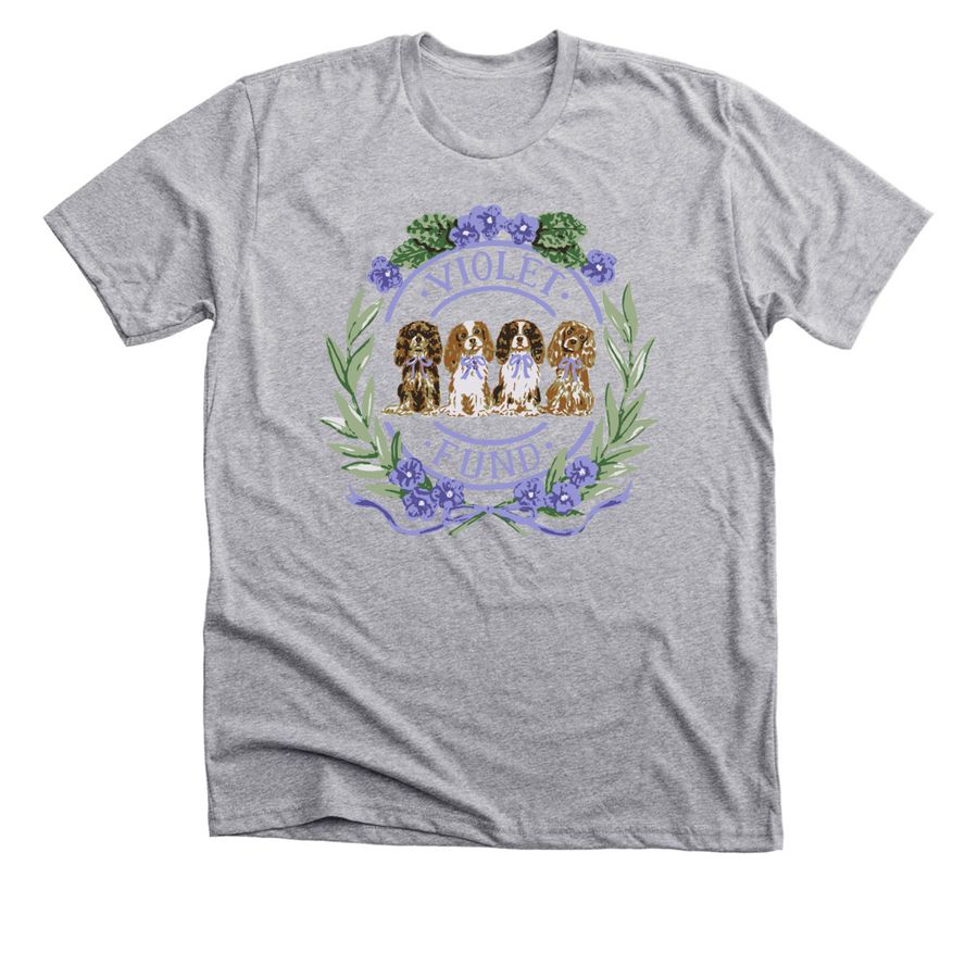 Official Violet Fund T-Shirt, a Athletic Heather Premium Unisex Tee