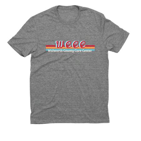 WCCC, a Aluminum Grey Allmade Eco Triblend Unisex Tee