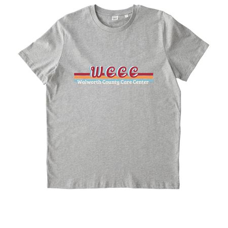 WCCC, a Heather Grey Stanley/Stella Unisex Crafter Tee