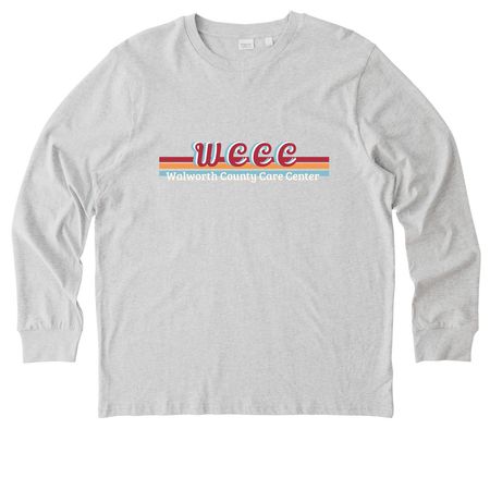 WCCC, a Cool Heather Grey Stanley/Stella Unisex Creator 2.0 Long Sleeve Tee