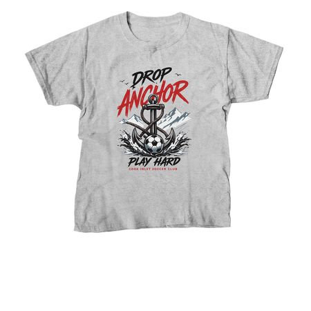 Drop Anchor, a Sport Grey Youth Unisex Tee