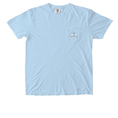 Birthstone Pocket Tee, a Chambray Comfort Colors Pocket Tee