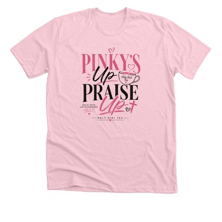Holy Girl Tea, a Heather Pink Premium Unisex Tee