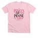 Holy Girl Tea, a Heather Pink Premium Unisex Tee